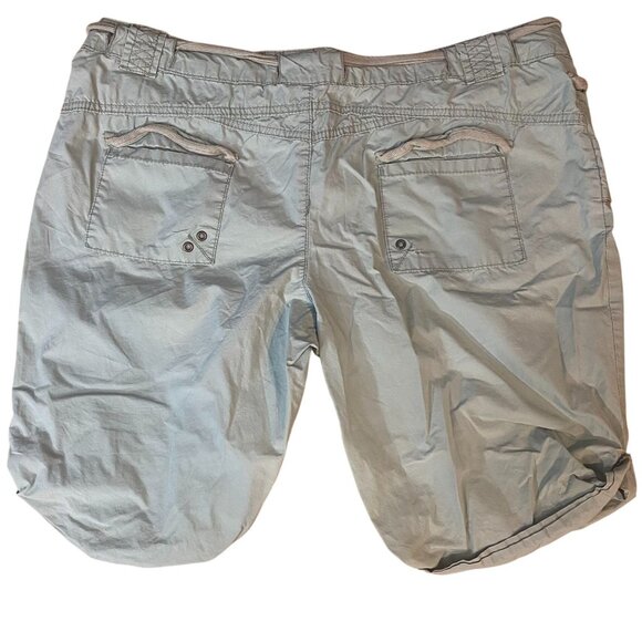 No Boundaries Juniors Cargo Shorts Size 15 Light Green Cotton Casual - Picture 2 of 4